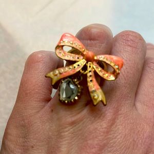 Betsey Johnson Bow Ring